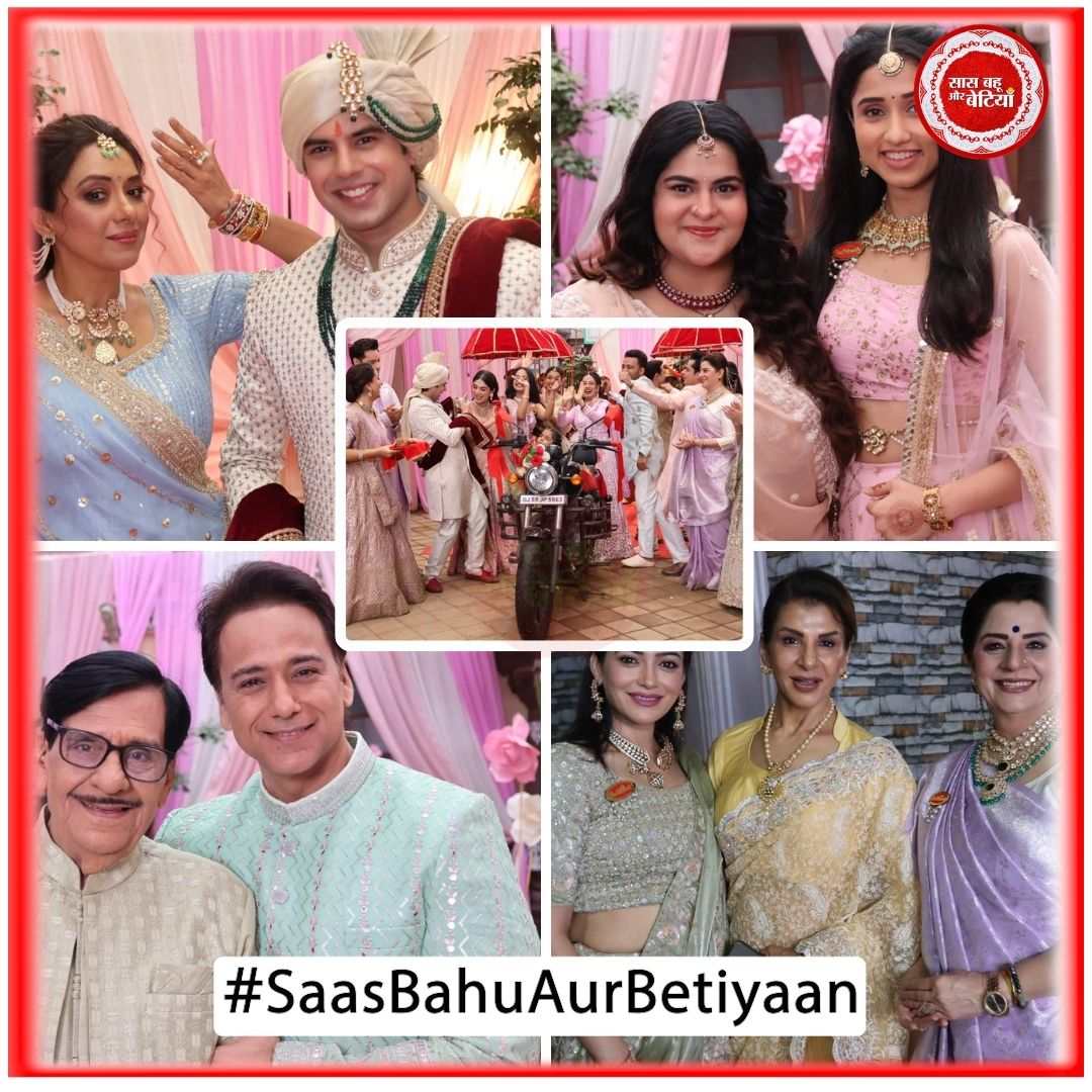 ATSBB's tweet photo. A picture-perfect duo making every moment brighter. 🌷❤️
.
.

.
.
#Anupamaa #PremRaahi #sbb https://t.co/G56bNGwFAu