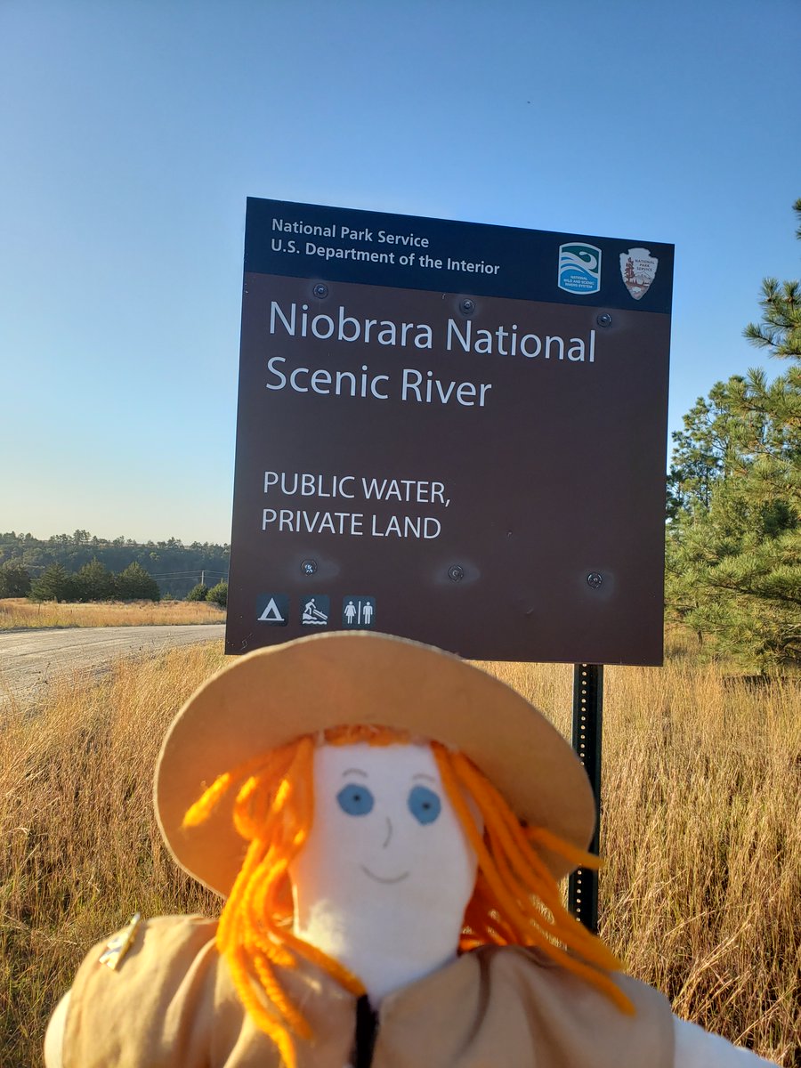 RangerSarahAdv's tweet photo. Ranger Sarah enters Niobrara National Scenic River on her way to Smith Falls State Park.
— at Smith Falls State Park. 

#adventuresofrangersarah #rangersarah #Nebraska #statepark #explorenebraska #exploremore #hike #hiking #hikingadventures #nebraskastatepark https://t.co/cVJ9A6nCMX