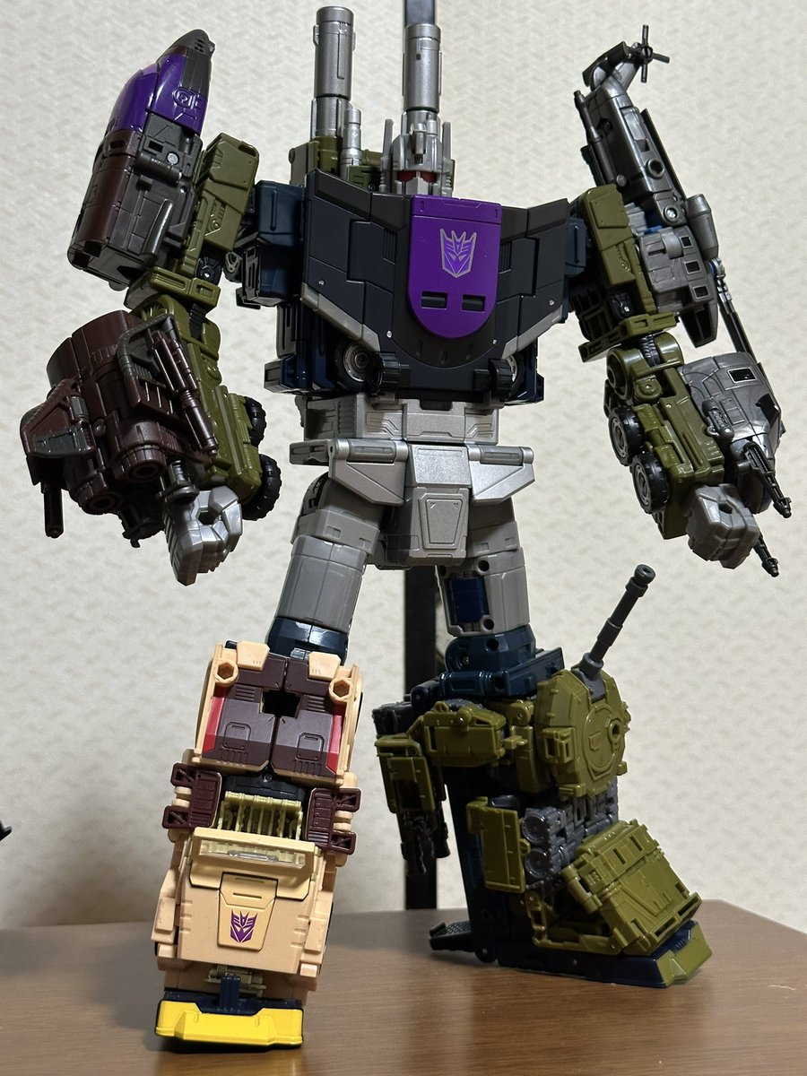 完成！！！！ コンバットロン合体兵士！！ ブルーティカス！！！！