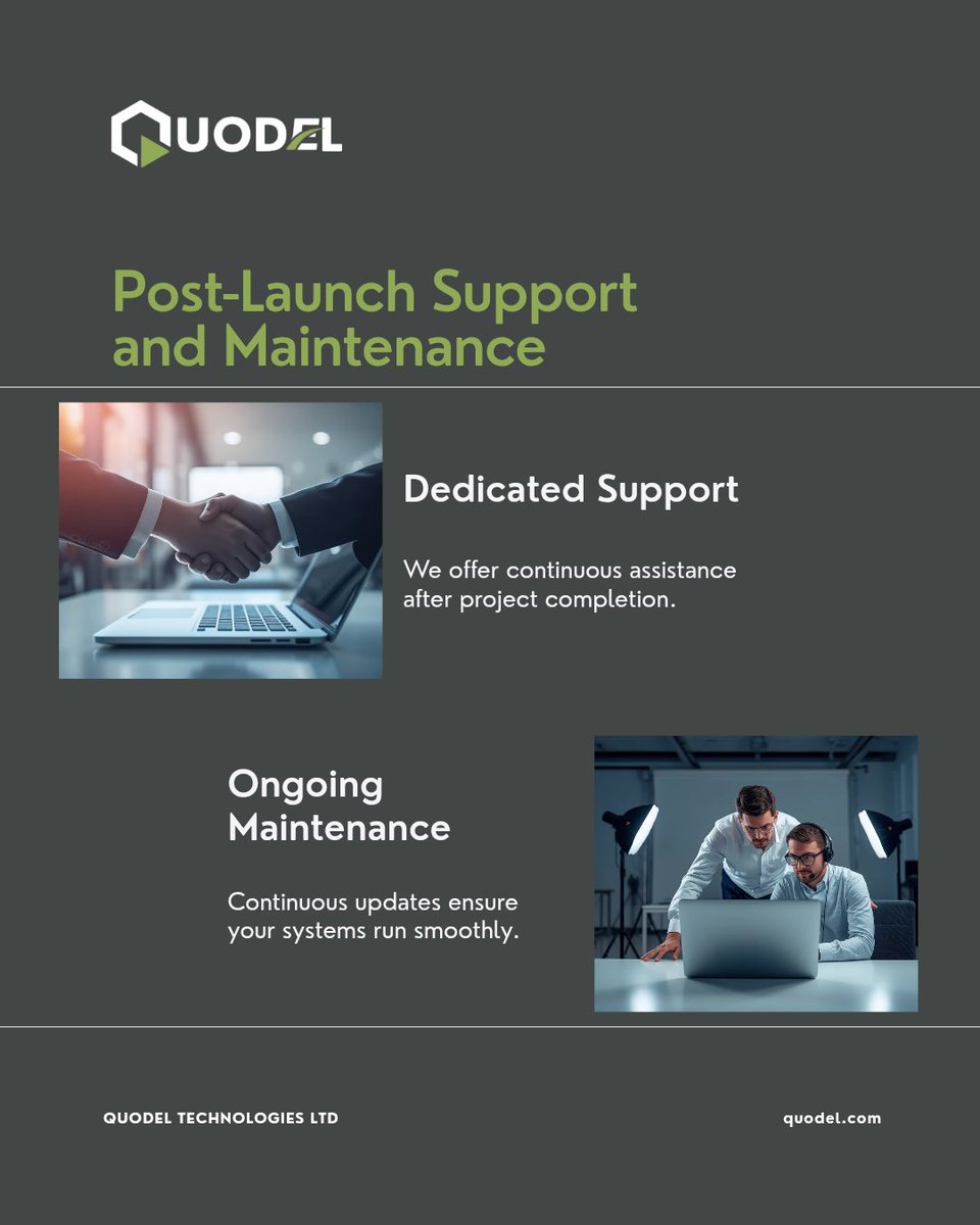 Quodel_'s tweet photo. The businesses winning in 2026 won’t necessarily work harder.

They’ll use better systems.

Custom software, smart automation, and the right technology can transform how your business operates.

#QUODEL #BusinessGrowth #DigitalTransformation #quodeltech https://t.co/CDK7DSEova