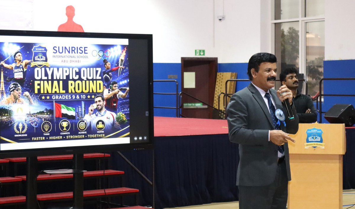 sisad2022's tweet photo. Sunrise International School, Abu Dhabi celebrated International Olympic Day by organizing an Inter-House Olympic Quiz Competition on 23 June 2026 for students of Grades 9 and 10. https://t.co/69Ob7tSlj7