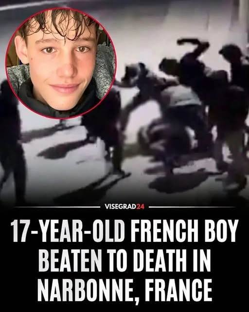 RobertoAvventu2's tweet photo. 🇫🇷 Una banda di migranti nordafricani ha ucciso il 17enne Louis in un agguato premeditato a Narbona, Francia. Louis è morto per le ferite dopo tre giorni di coma indotto. È stato trovato privo di sensi con ferite critiche alla testa in un cantiere in seguito a un'imboscata di un gruppo di cinque migranti nordafricani. Gli aggressori hanno filmato l'assalto vigliacco, mostrando ripetuti calci alla testa e colpi mentre deridevano l'adolescente morente. L'hanno lasciato immobile a terra. Il suo corpo è stato trovato con ferite multiple al volto, lividi e sanguinamento da naso e bocca. Arrestati cinque indagati, tra cui tre minori. Affrontano le accuse in relazione all'omicidio, su cui le autorità stanno indagando come possibile agguato mirato o atto di vendetta. Louis viveva in una casa adottiva dove era stato affidato dai Servizi Sociali.
