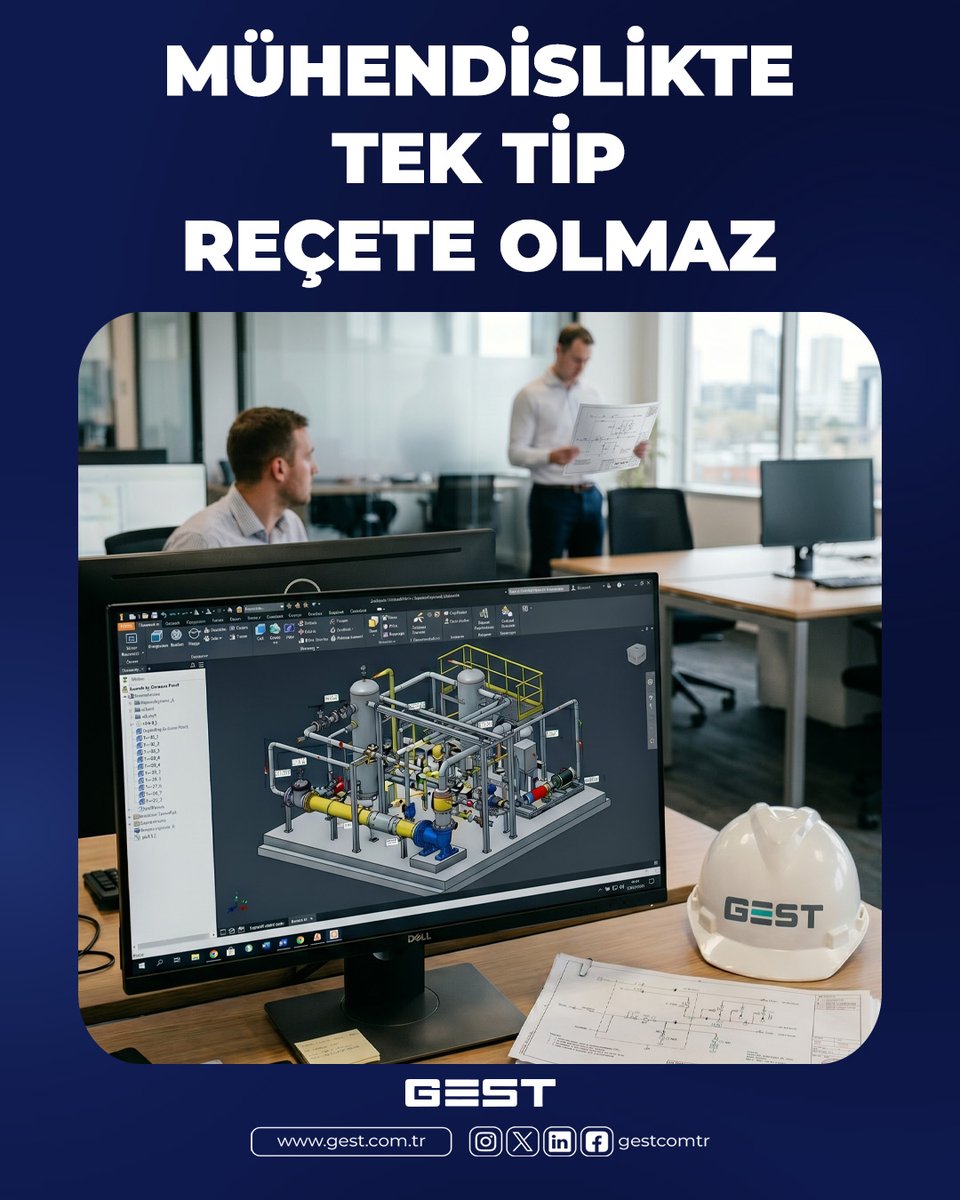 gestcomtr's tweet photo. Her saha kendi operasyon ritmi, riski ve önceliğiyle çalışır. Bu yüzden GEST, standart reçete yerine tesisin gerçek ihtiyacına göre şekillenen mühendislik yaklaşımını önemser.

#GEST #MühendislikÇözümleri #EndüstriyelMühendislik #OperasyonelMükemmellik #SahaOperasyonları https://t.co/Q0t6iW03Lr