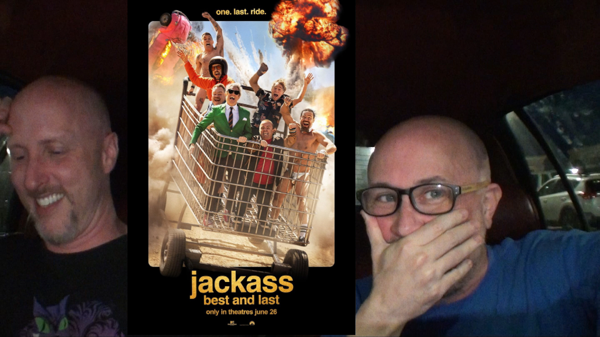 The boys are back with the tomfoolery in the final sendoff that's part new shenanigans, part old footage, and still plenty of explosions and nut shots. Check out our Midnight Screenings review of JACKASS: BEST AND LAST. https://t.co/2J9By1DLvX https://t.co/QsJe40pXnW