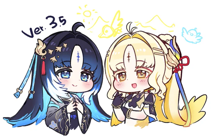 3.5も楽しみ～ #鳴潮 #명조 #WutheringWave #WuWaFanart #鳴潮コレクション