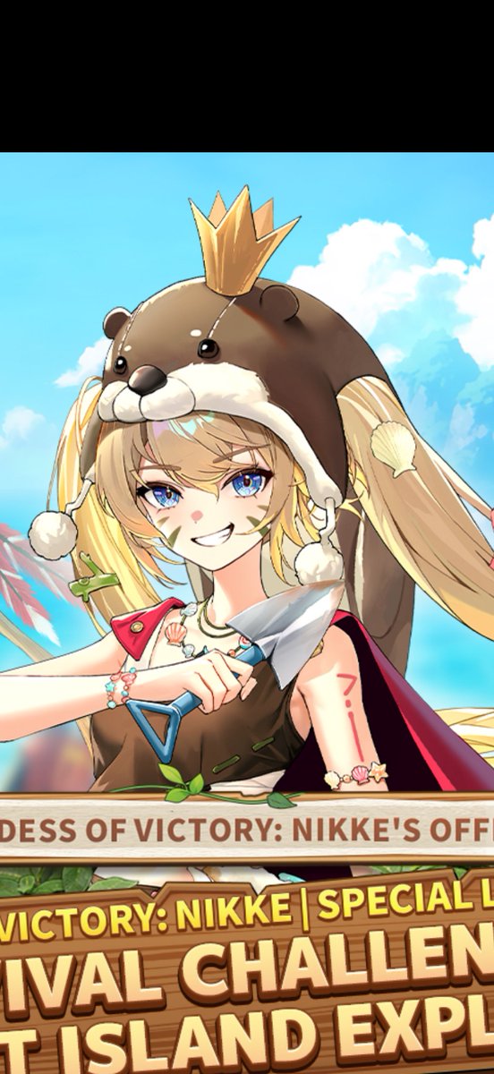 Ice_Dragon_X's tweet photo. @NIKKE_en Her wearing that otter is basically a war crime lol https://t.co/iJJXVEXay5
