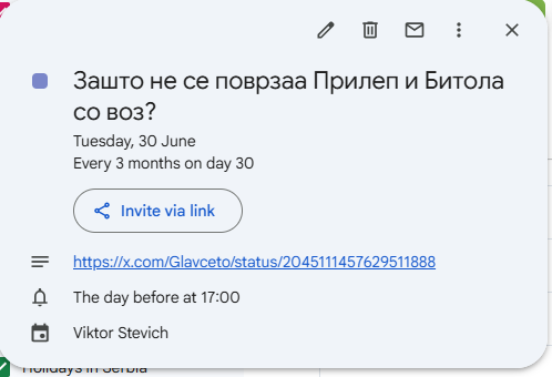Viktor_Stevich's tweet photo. Јуни заврши, се поврзаа ли Прилеп и Битола со воз? @AlexandarMKD @Glavceto https://t.co/HrpWjEOCZd