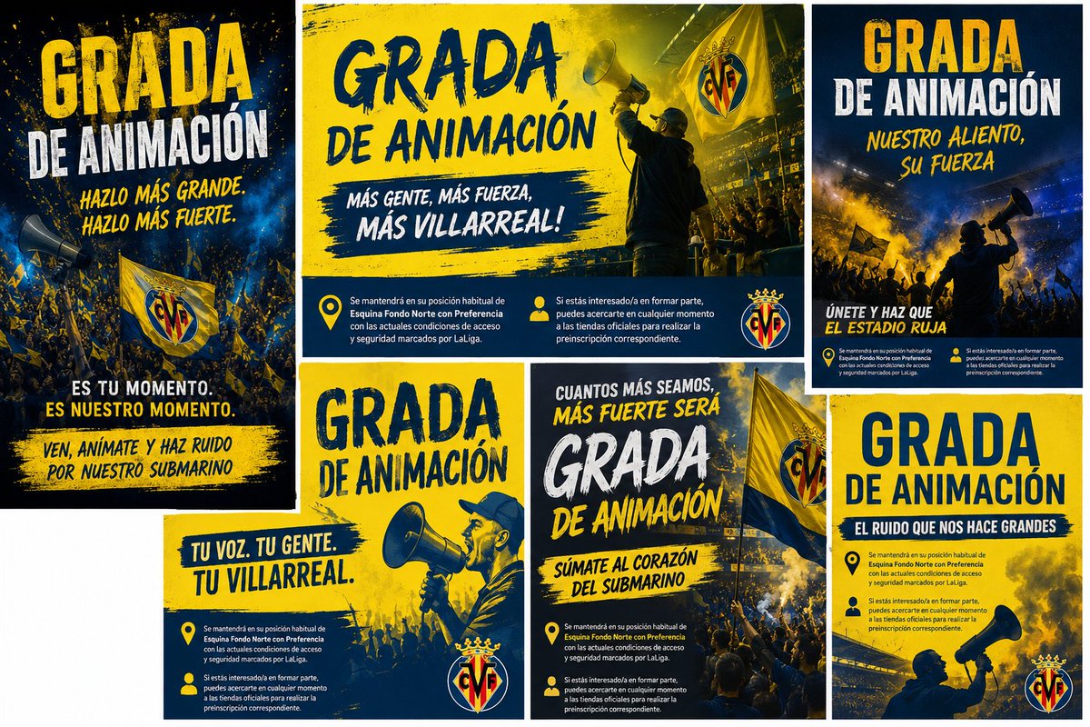 becerrillo1's tweet photo. @VillarrealCF tenéis que potenciar la grada de animación…tweets específicos, vídeos y demás.  ES EL MOMENTO DE POTENCIARLO. https://t.co/kJB9IpWuXO