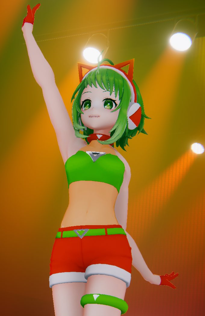 bakemidro's tweet photo. 秘蔵のSpace Dive!!のスクショです(///ꙭ)
VRライブ中に好きな角度から好きなだけ撮れるという画期的なイベントでした🎯
#GUMI https://t.co/Yv3aB5sc5h