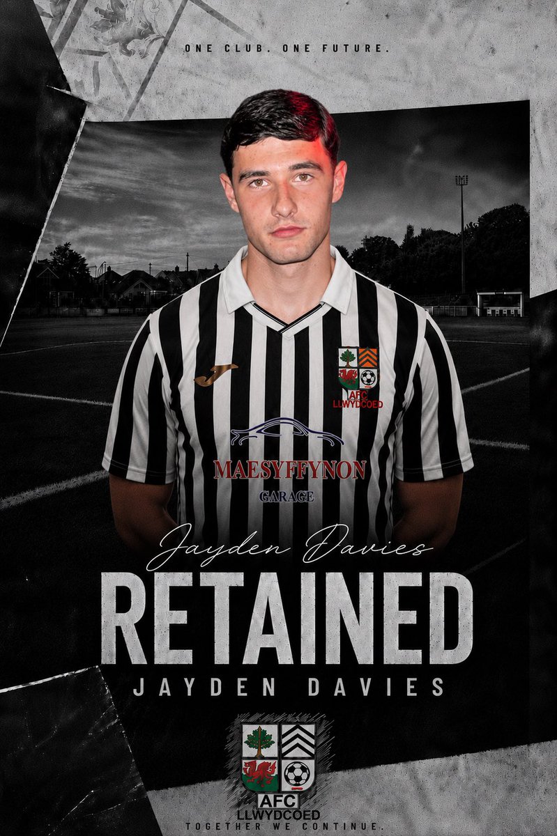 afc_llwydcoed's tweet photo. The Story Continues

Every chapter matters.

We’re pleased to confirm JAYDEN DAVIES will continue writing his story with AFC Llwydcoed⚪️⚫️

Retained✔️ 

#AfcLlwydcoed #Retained #uppacoed https://t.co/3Cr4cu7ard