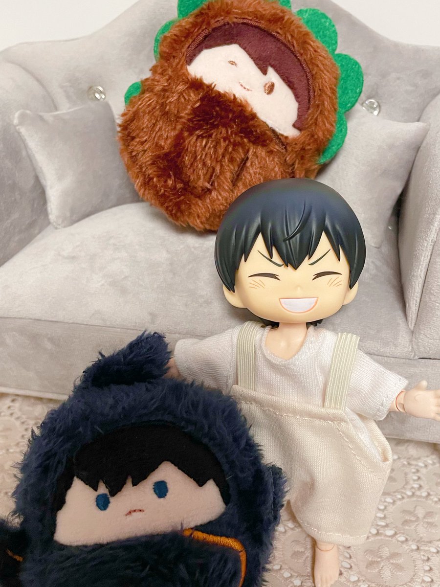 tonitonui's tweet photo. ねぇ…😭💕ドール化したら、めっちゃかわいい…！！
でっかいぬいぐるみ買ってもらった子供だよ！とびおちゃん…🥹
とりあえずうちにあるセリアの服着せた☺️
ゆるゆるだから余計に子供感
かわいい〜💕 https://t.co/qByDEOlZxc