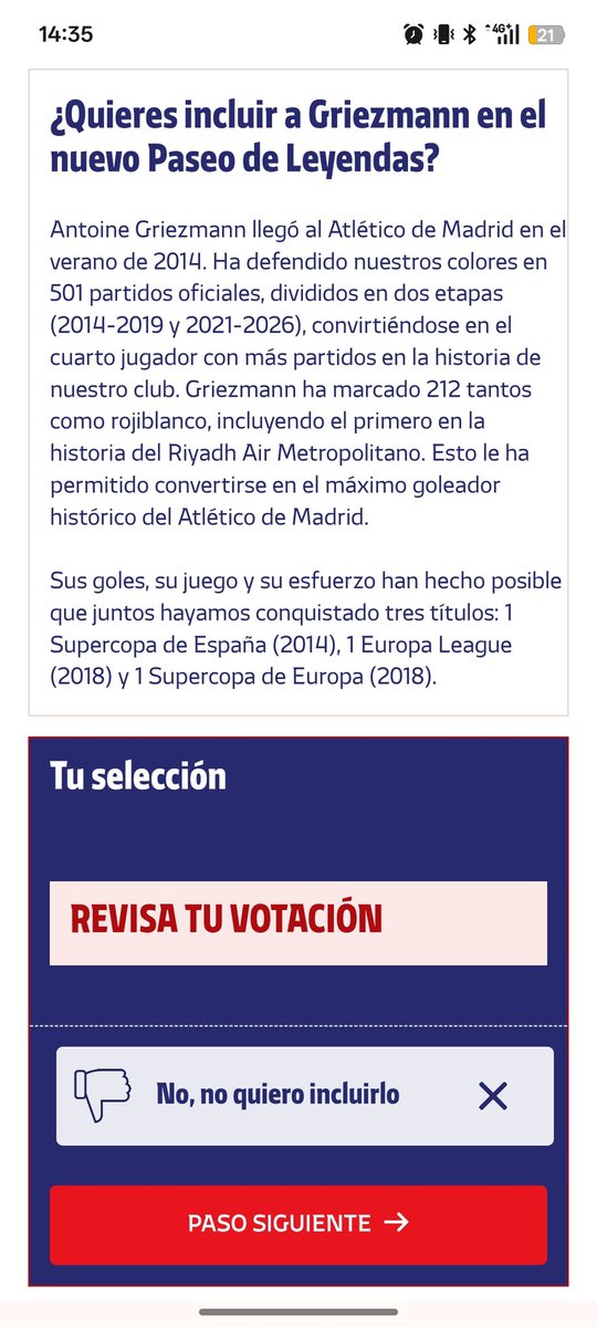 iikeeradh's tweet photo. No, Griezmann no. Nunca serás leyenda https://t.co/Bwtvx9IfLd