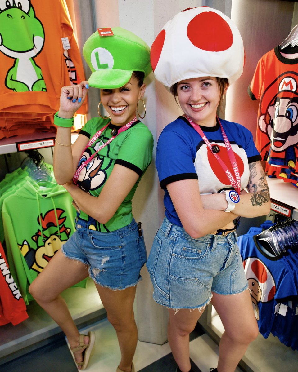 Q997Atlanta's tweet photo. New world unlocked! 🎮 Jade and Danielle warped from Atlanta to the Mushroom Kingdom and teamed up with our teachers to race through Mario Kart: Bowser’s Challenge, collect coins, meet Mario &amp; Luigi, and venture into Donkey Kong Country. 🍌 Level complete! ✅
#LoveFL https://t.co/H56YeHMcpx