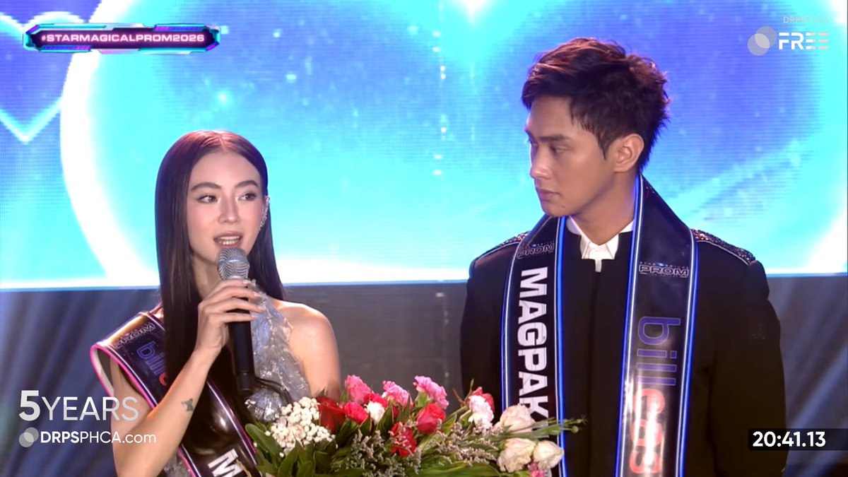 DRPSPHCAFree's tweet photo. #StarMagicalProm2026 #StarMagicalPromTheFuture: The Stellar Awards are in! Here you go!

BillEase Magpakilig Award (Best Promposal): JM Ibarra and Fyang Smith (JMFyang)
Nominees: LelQuin, LizGuel, JMFyang

PHCA-2026H1-9041 https://t.co/1ej2FgcoRx