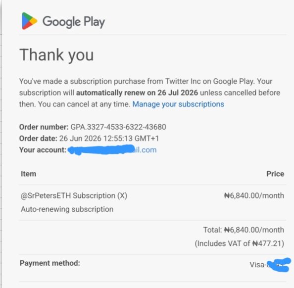 AbdLion2000's tweet photo. Hi @SrPeters this the 2nd time I am debited for your subscription this week, but i still have no access to subscribers content. It keeps showing I haven't subscribe yet.

I think you should fix this by contacting @Subscriptions https://t.co/Brx3Ab2rRi
