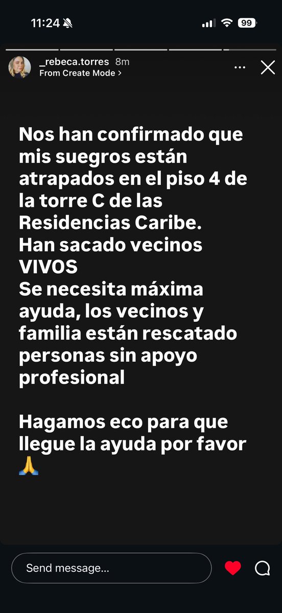 iGreciadr's tweet photo. En Residencias Caribe se necesita apoyo por favor https://t.co/HS8AAkRGgl