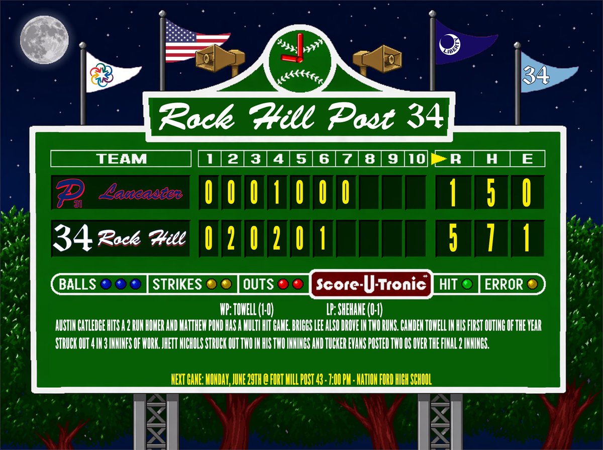 Rock Hill Post 34 tweet media