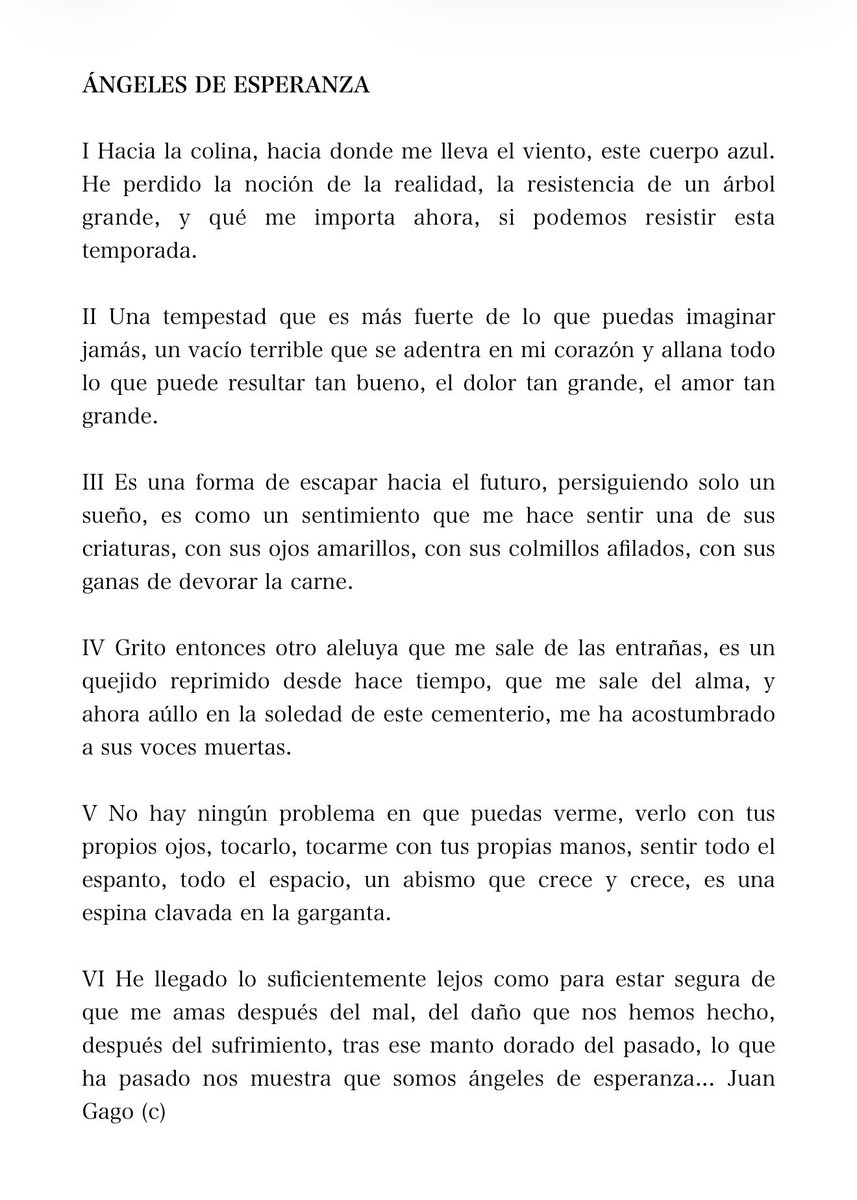 ionztomo16's tweet photo. ÁNGELES DE ESPERANZA
JUAN GAGO
#poesia #retales #escribir https://t.co/706OJISr7h