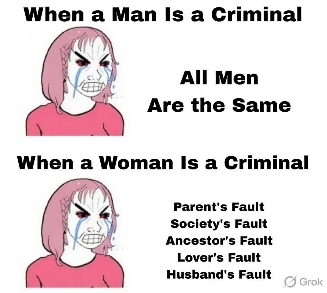sasanka54's tweet photo. Feminists and society approach 🤷‍♂️ https://t.co/Km0HRthaZn