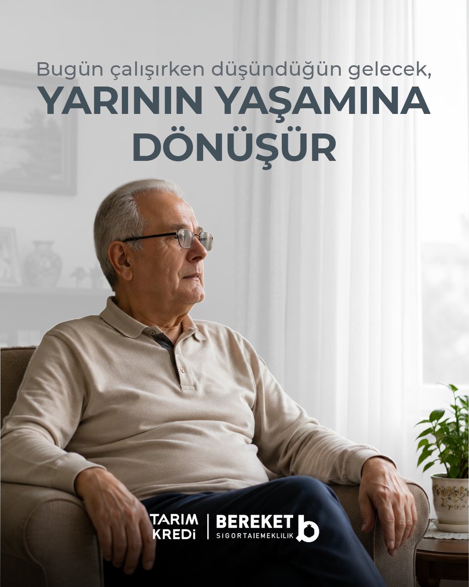 bereketcomtr's tweet photo. Bugün yapacağınız küçük bir yatırım, yarın kurduğunuz büyük hayallere dönüşebilir. Çünkü güvenli ve konforlu bir emeklilik için en değerli adım, geleceği bugünden planlamaktır.

Emeklilik Haftası Kutlu Olsun!

#BereketEmeklilik #HayatınızınBPlanı #TarımKredi https://t.co/T2DXJz3gZs