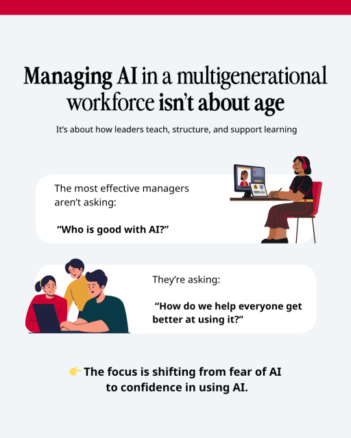 BrianCUpshaw's tweet photo. Different generations adopt AI differently. 🧠 Gen Z: quick to experiment 🚀 Millennials: leverage AI skills for career growth 🕶️ Gen X: wants flexible use cases 🎯 Boomers: need clear, role-based value AI coaching isn’t one-size-fits-all. https://t.co/xLZVgm93Z7