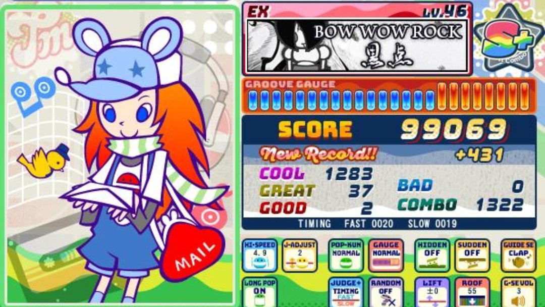 No_alc's tweet photo. 今週のポップン
プログレ→地味ウマ
ダーリン→4個か…と思ったらぴったり99.9k出てワロタ
諸事情で46をやりまくってるけど大体1回で伸びるから楽しいね https://t.co/9sPI2dYi9g