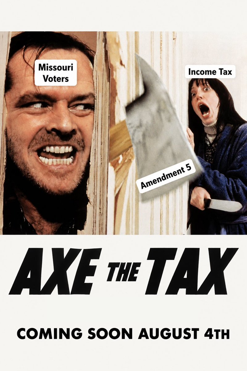Masonvaders's tweet photo. Coming to a ballot near you!

Vote YES!

#AxTheTax #moleg #mogov https://t.co/CzihDvjCHv