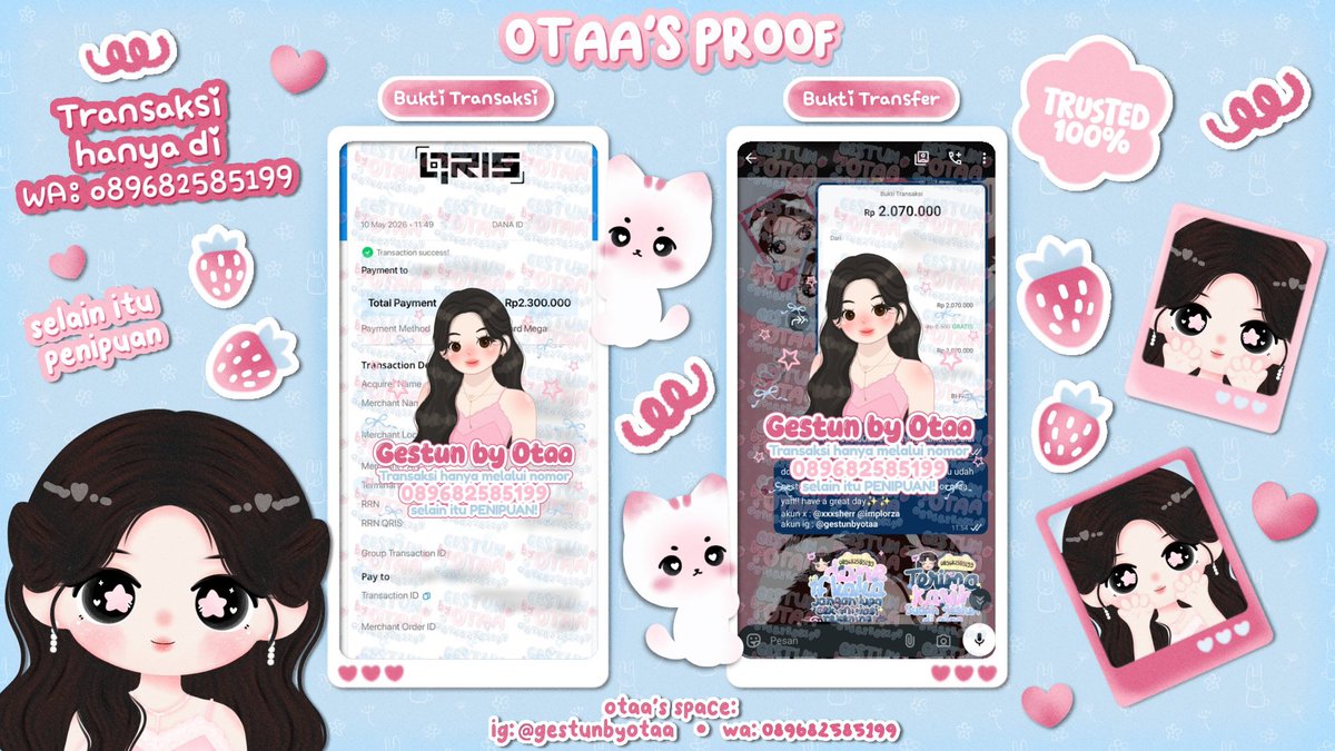 clarivyn's tweet photo. ꒰ ꣑୧ ꒱  testimoney 10 Mei 2026
alhamdulillah masup 🝮

𝝑𝝔 kr3dip0 BIG NOMINAL 13JT
𝝑𝝔 CC BIG NOMINAL 2,3JT
𝝑𝝔 kr3dip0 BIG NOMINAL 1,5JT
𝝑𝝔 sp44ylater BIG NOMINAL 1,1JT

꒰ ୨୧ ꒱ - - - - - - - - https://t.co/hFg7D59y1b