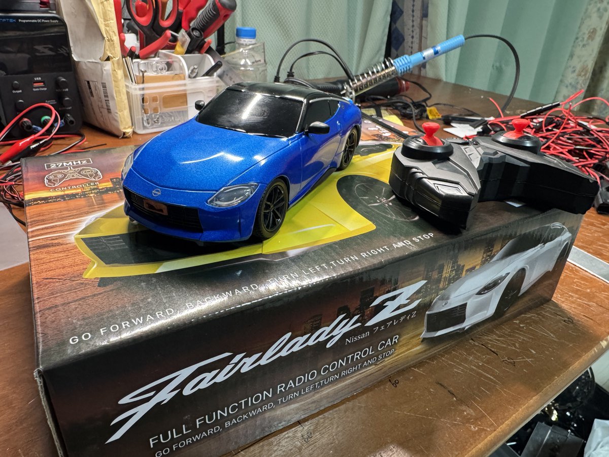 RZ34フェアレディZのラジコンってあったんだね！☺️サイズは1/24かな！