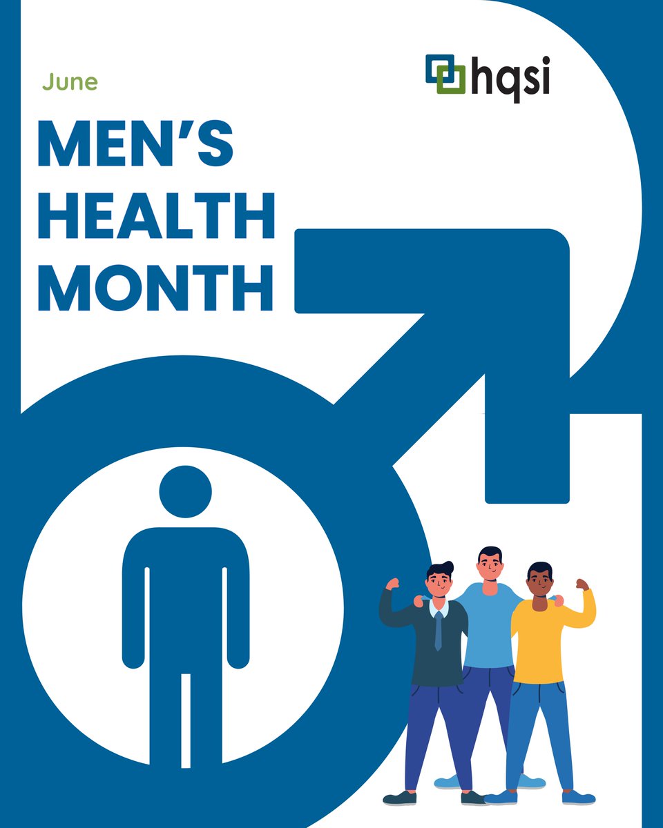 HQSICorp's tweet photo. Men’s Health Month is a reminder that prevention, early detection, and access to quality healthcare matter. Supporting informed care decisions helps build healthier communities. #HQSI #Healthcare #MedicalReview https://t.co/6A7hphDGBv