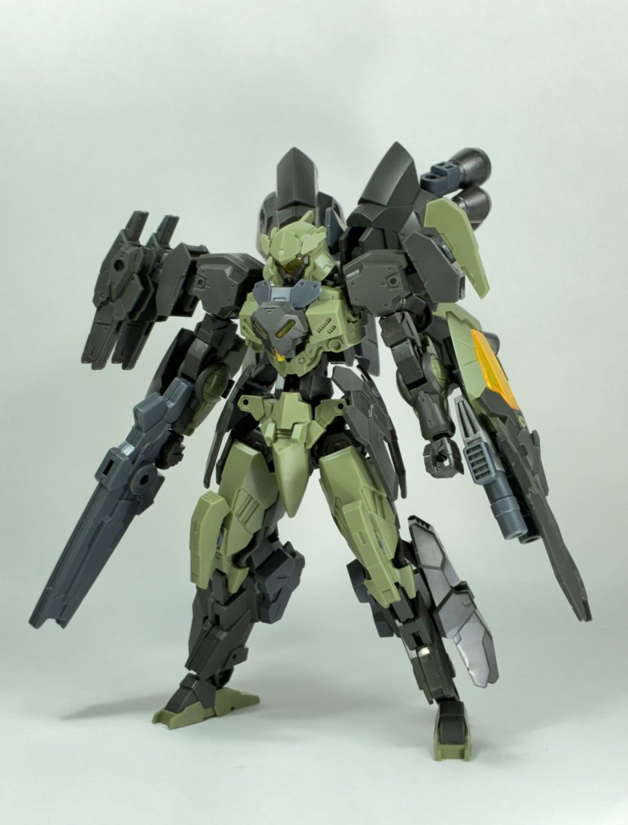 ASPsiegfried901's tweet photo. #30MMCM2026
#30MMBF

ノヴァルヴブラスト

中長距離戦闘用に調整されたノヴァルヴ

射撃の仕様が異なる銃火器を複数装備することで状況に応じた戦闘を行うことが出来る。
また全身に配置された推進機関により機動力を向上させ戦闘を優位に進める。 https://t.co/RiIZJk448o