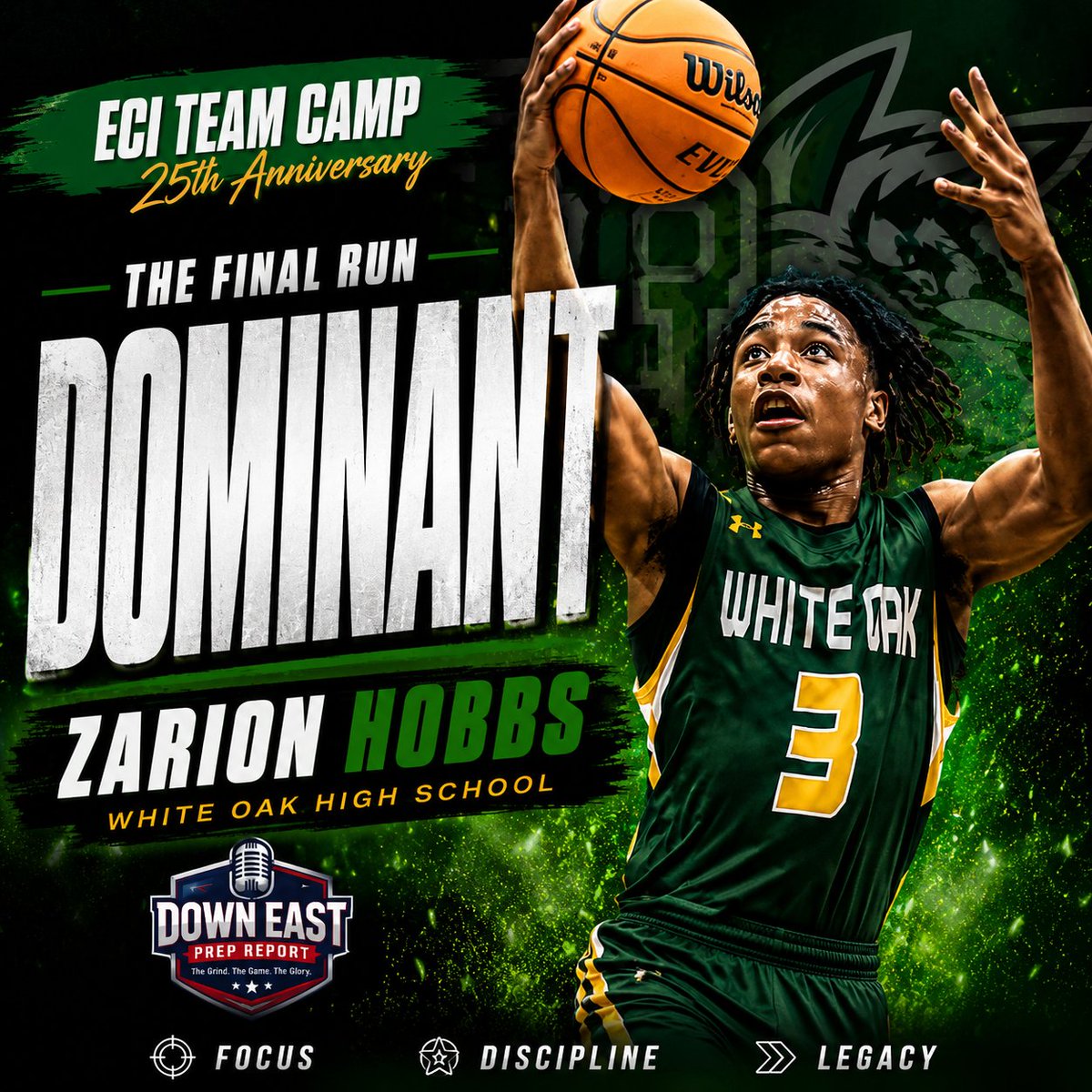ManCaveMediaNC's tweet photo. ECI Team Camp Interview Series
Dominance isn't just measured by points.
Zarion Hobbs explains why he seeks the toughest competition and why his senior season is about leaving a legacy.
9-minute interview
https://t.co/KEAs36DSBw
#ECITeamCamp #DownEastPrepReport #NCHoops https://t.co/gNQCVdaiKN