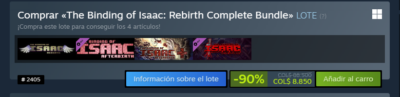 D_MFPS's tweet photo. Hilo de las ofertas de steam con los juegos infaltables en tu cuenta, los que si o si debes tener y sin falta

 1. The Binding of Isaac: Rebirth, el completo con todo los dlcs y el que te dejara sin horas para comer, creo les hago un daño con esta recomendación, vitamina d. https://t.co/Ge3mpc4p7t