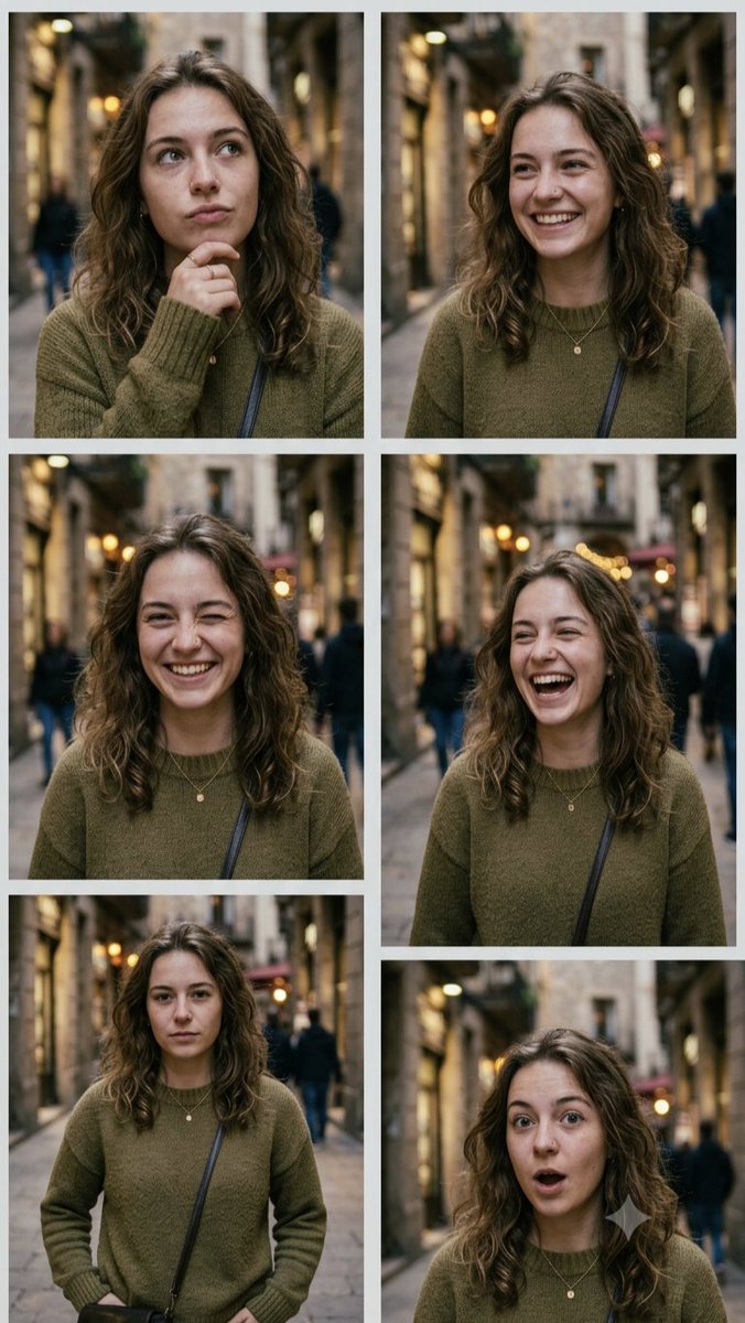 Multi-Expression Emotional Portrait Series