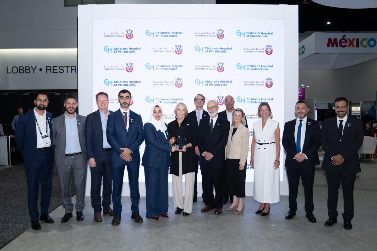 ChildrensPhila's tweet photo. We're excited to announce a strategic collaboration with the Department of Health - Abu Dhabi (@dohsocial) to advance gene editing capabilities for rare diseases.

The Memorandum of Understanding was signed this week at #BIO2026 in San Diego.

Learn more: https://t.co/NfXYGcyNBy. https://t.co/gmAlB1ptZ8