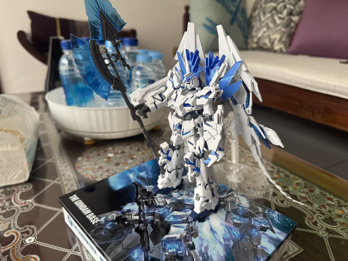 iMikail's tweet photo. == Gundam Base Limited==

HG Unicorn Gundam Perfectibility (Destroy Mode) https://t.co/Fcz8TRZx8w