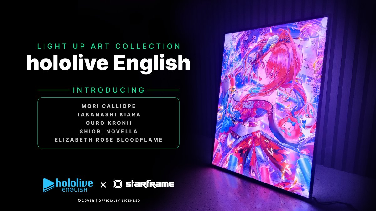 ERBloodflame's tweet photo. Let me LIGHT up your DAY!... well WALLS! hehe🕯️🖼️
* hololive en x Starframe films are available now!
* I LOVE this beautiful artwork plus there's a Rosarian, Guard and Bobby in the background all together which makes me extra happy >w< Soo friggin CUTE! ❤️
⬇️
💄https://t.co/aj8TjT2zCk 
⬆️
#BFKingdom #hololiveEN #ad