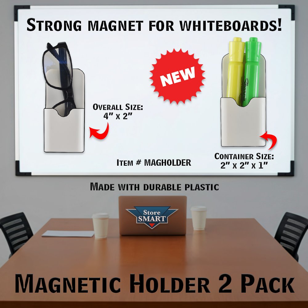 StoreSMART__'s tweet photo. Our Magnetic Holder 2 Pack is here to save the day! 🧲 🖊️🕶️ 

https://t.co/QflWssM8FM

#storeSMART #storeSMARTER #WomenOwned #ShopLocal #Magnetic #glasses #highlighters #markers #whiteboard #MagneticWhiteboard #pens #EyeWear #Glasses #MagneticMagic #WorkspaceGoals #workspace https://t.co/GPNIY9kn6M