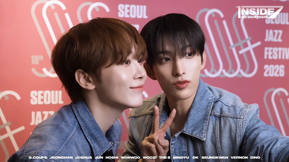 pledis_17's tweet photo. [INSIDE SEVENTEEN] DxS 서울재즈페스티벌 2026 비하인드 (DxS The 18th Seoul Jazz Festival 2026 BEHIND)

▶️ https://t.co/FDvvZb7kk0

#DxS #도겸x승관
#SEVENTEEN #세븐틴
#INSIDE_SVT https://t.co/C8e083D8eS