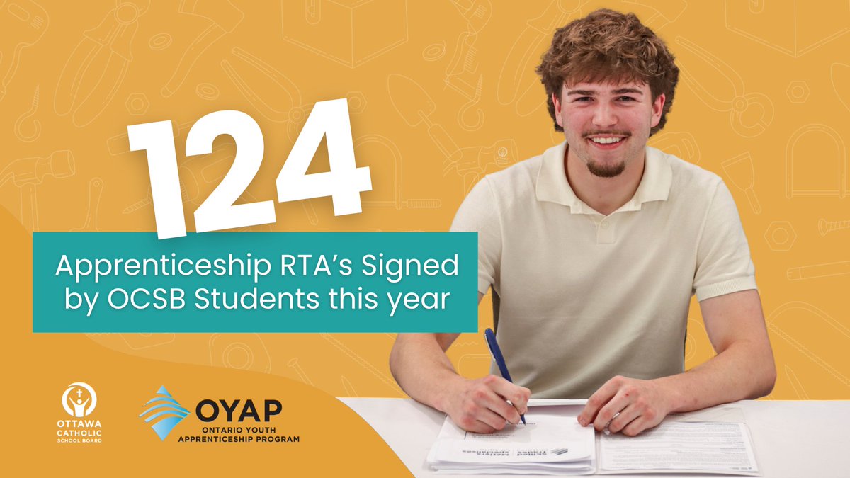OttCatholicSB's tweet photo. π These students are starting their careers in the Skilled Trades while still in high school! π οΈπ
Follow @OCSB_Pathways on Instagram and Facebook for all things trades-related!
#OCSB #OCSBPathways #OYAP #SkilledTrades #Apprenticeship #StudentSuccess #OntarioTrades #Ottawa https://t.co/UvkFXWQu1X