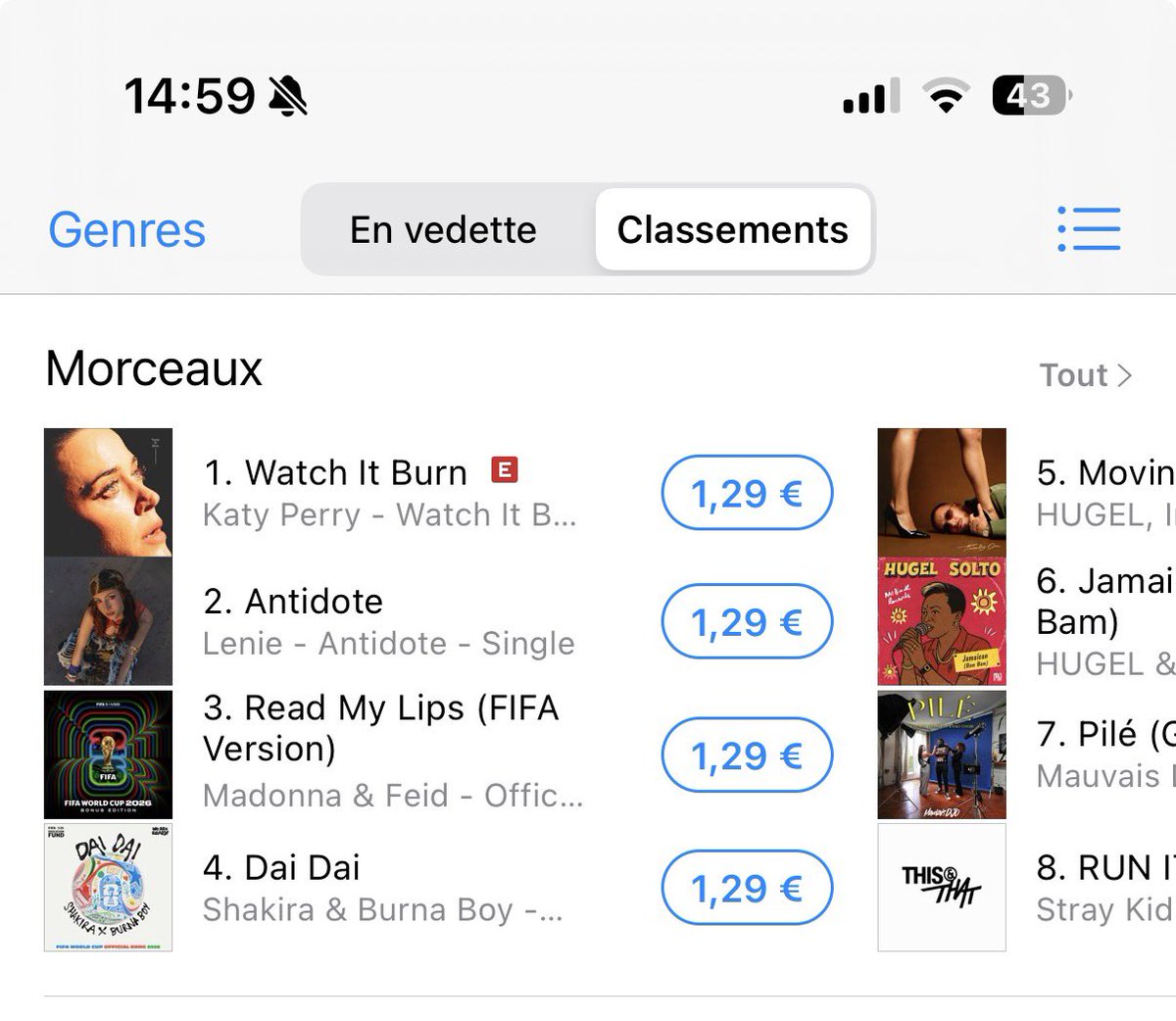 cindyyvandekamp's tweet photo. LET’S GO FRANCE 🇫🇷
#watchitburn
#WIB
#katyperry https://t.co/TMKwoEi6M3