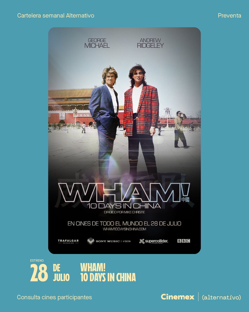 Cinemex's tweet photo. Los conciertos y contenidos exclusivos que quieres ver lo encuentras en Cinemex Alternativo. Checa la cartelera completa y déjanos saber cuál vas a ver. https://t.co/OBmkuFWWtC