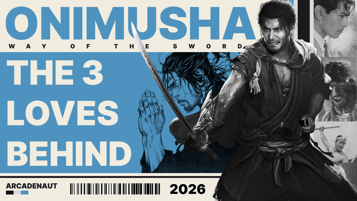 Arcadenautt's tweet photo. Three things I love more than I can explain: Onimusha, Musashi Miyamoto, and Toshiro Mifune.

Capcom put all three in one game. So I came back from a 2 month break to talk about it.

https://t.co/jkg1haQCca https://t.co/nm1ohAh56L