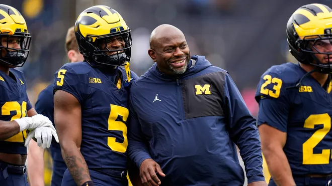 Metaleka_'s tweet photo. Tony Alford may have assembled the best RB room in the Big Ten.

-Jordan Marshall.
-Savion Hiter.
-Bryson Kuzdzal.
-Micah Ka'apana.
-Jonathan Brown.

Power. Speed. Depth.

Good luck stopping Michigan's ground game for four quarters. https://t.co/M6Om5uhqfU