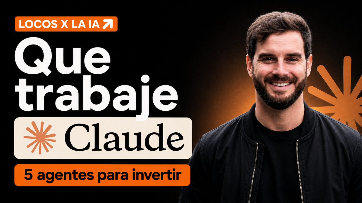 HolyFinance's tweet photo. Ya está disponible en YouTube el webinar de ayer: ¡Que trabaje Claude!

🤖Los 5 agentes de IA que uso para automatizar los procesos de inversión: noticias, datos a Excel, informes anuales, earnings calls y screening.

Tu recurso más escaso es el tiempo 👇