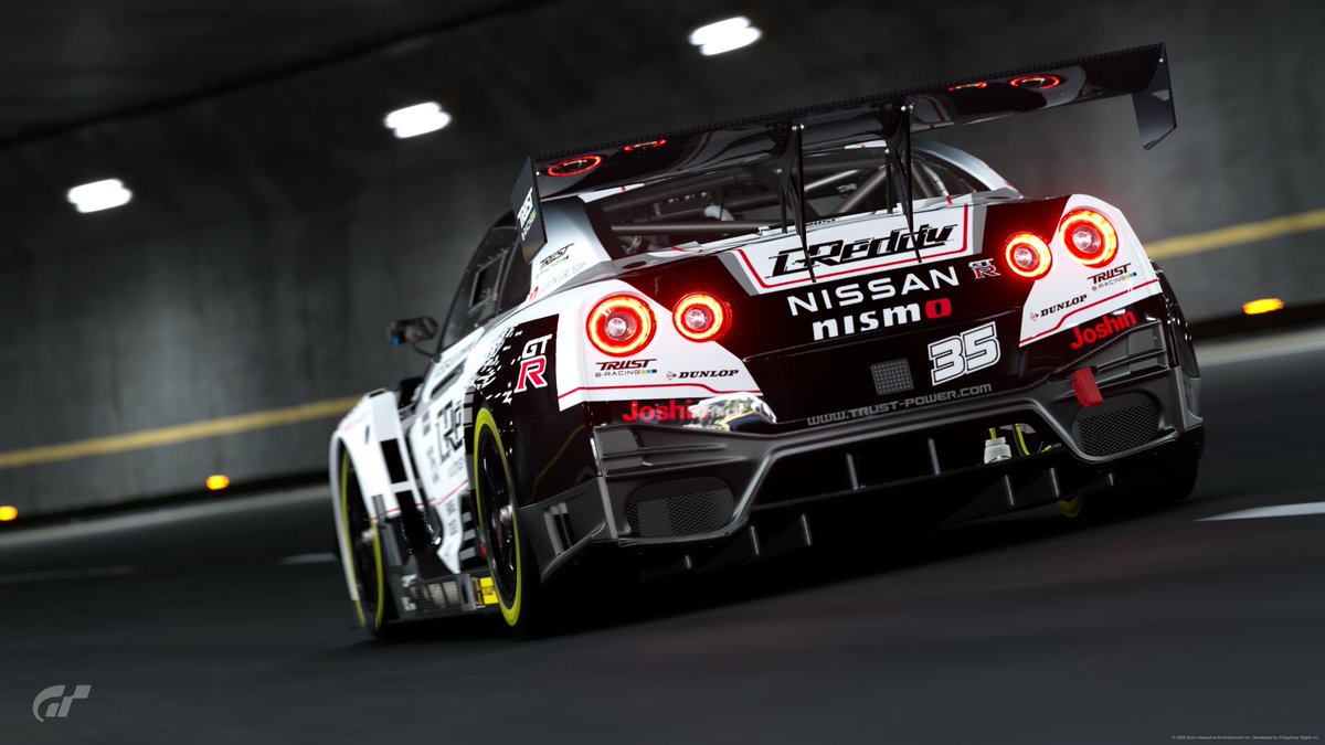 SorchaMOLA46's tweet photo. 2026 AUTOBACS JEGT
Challenge League

#35 NISSAN x TRUST RACING

今シーズンもマシンはGT-Rということで、リバリーも継続頂いております。
このモノトーンなデザインもだいぶ定着してきたのではないでしょうか🐼

応援よろしくお願いします！

#JEGT #GT7 #TRUST https://t.co/QrsiXbyeHh