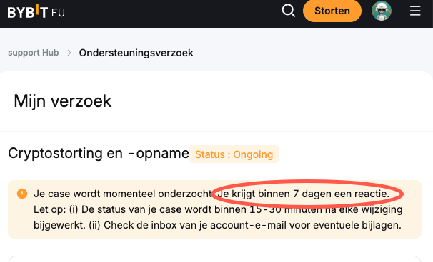 nvermaire's tweet photo. @BybitEU Would be nice if it wouldn't take so long for the 'travel rule verification' to be manually approved by your team. 🐌 This makes people miss opportunities. #speedup #adapttheprocess https://t.co/DdWkxYX4qX