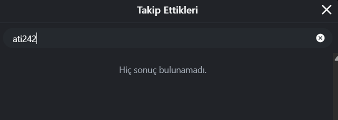 emircnbora's tweet photo. ❌Ebo "Ati242"yle takipleşmeyi bıraktı https://t.co/zUohmdDFKQ