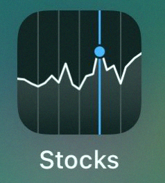 MariaComes's tweet photo. What if Apple swapped out their stocks app logo to show how their stock did the day before? 🍎 https://t.co/0clP18p5oH