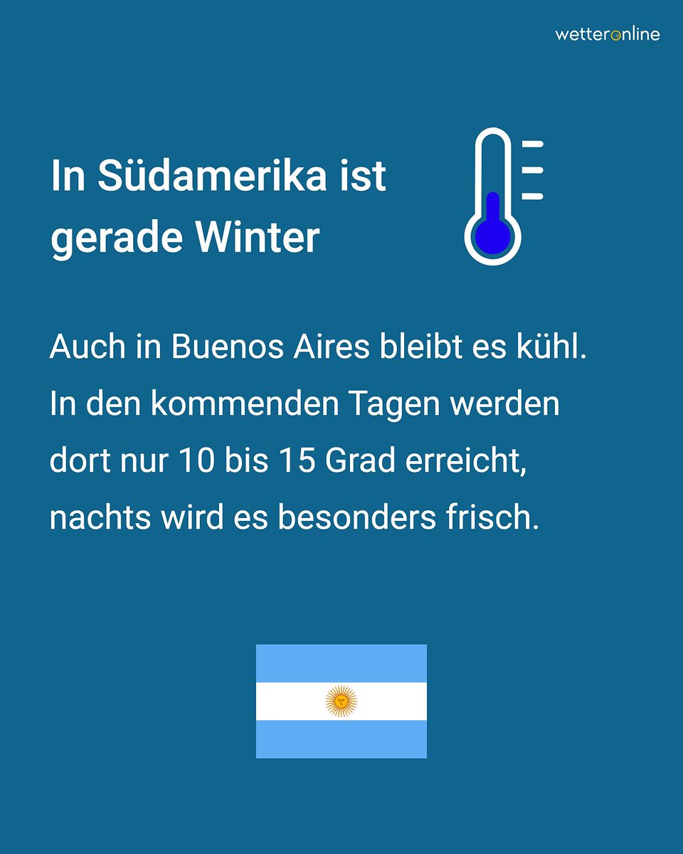 WetterOnline's tweet photo. 🥶 Während Europa unter extremer Hitze leidet, herrscht in Teilen Südamerikas tiefster Winter. Frost, Temperaturen unter 0 Grad und sogar ein Kälterekord in São Paulo zeigen den starken Kontrast. ❄️

👉 Hintergründe im Artikel: https://t.co/4sabp0lLcQ  

#Südamerika #Winter https://t.co/GJ0GP9mEDk
